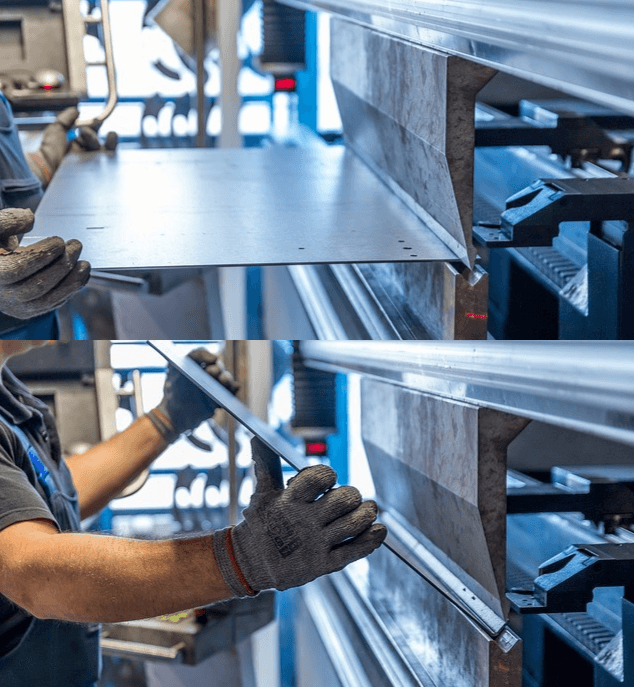 Manufacturing of metals in two steps